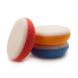 MartiniSPA Massage Color Round Sponge Family Pack of 3