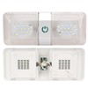 RV Ceiling Double Reading Light Touch Button Stepless 48 LEDs