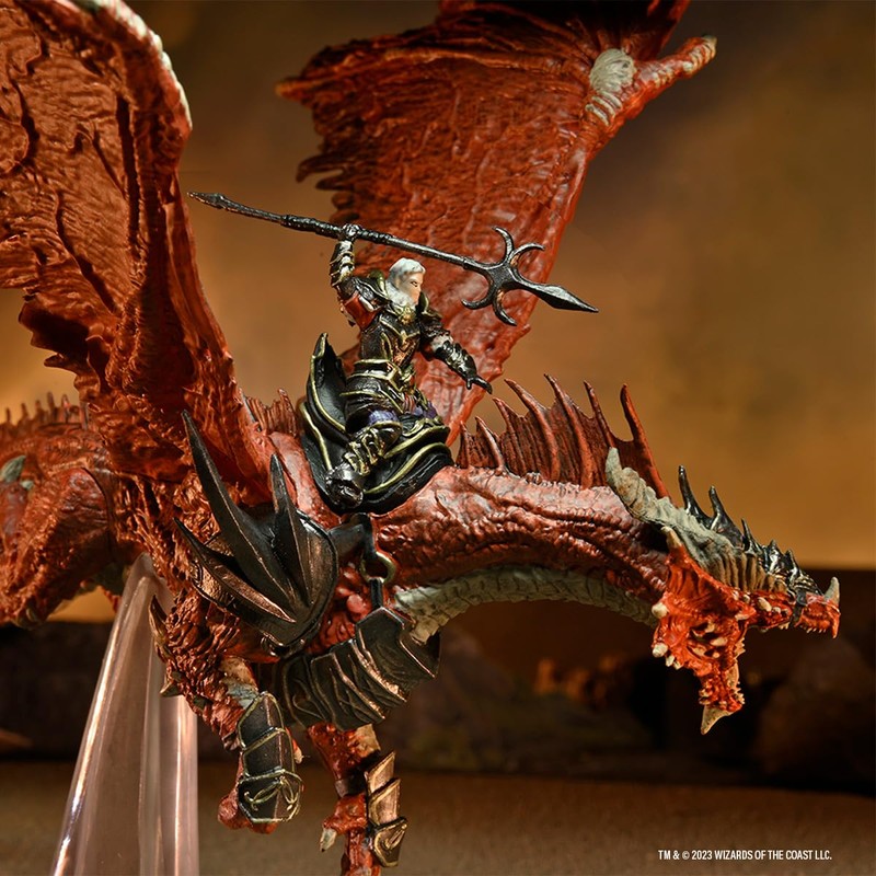 WizKids D&D Icons of The Realms: Dragonlance Kansaldi sobre dragón