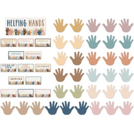Everyone is Welcome Helping Hands Mini Bulletin Board