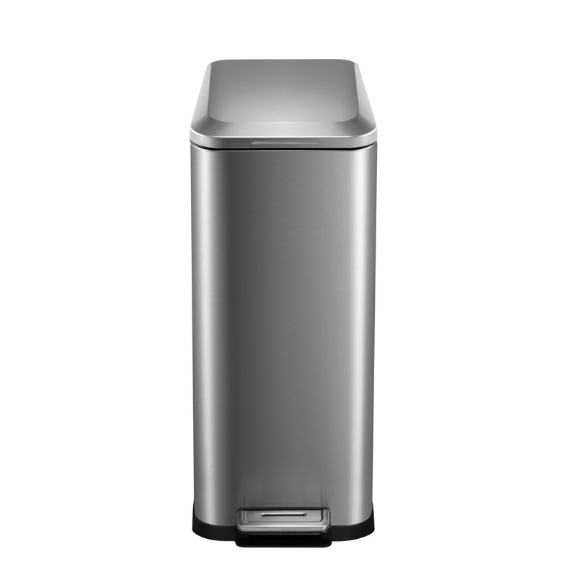 13.2 Gallon / 50L Kitchen Trash Can, Slim Stainless Steel