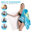 LUROON Beach Towel 180 x 90 cm Extra Large Towel