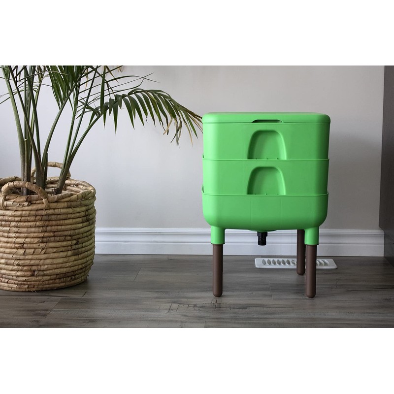 The Essential Living Composter, Worm Composter (Green)