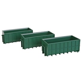 Walthers SceneMaster Assembled Dumpster Toy (3 Pack), Large