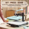 HTVRONT Heat Press Machine for T Shirts - 15x15 Swing