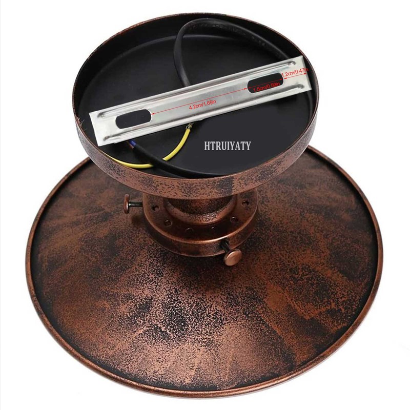 HTRUIYATY Pack of 2 Vintage Umbrella Ceiling Light Industrial Retro