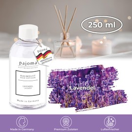 pajoma® Room Fragrance Refill Bottle 250 ml | Refill for Air Freshener | Intense and High-Quality Fragrance in Premium Quality (Lavender)