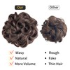 WeKen Thick Updo Messy Bun Hair Piece Hair Extensions Wavy