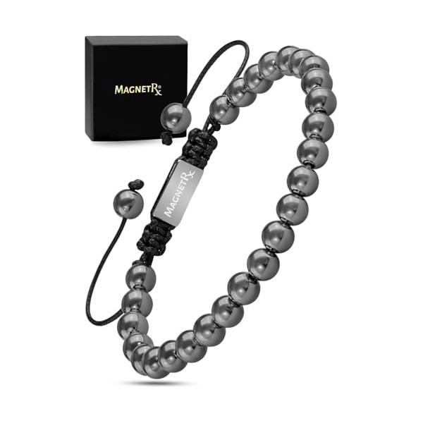 MagnetRX MagnetRX? Magnetic Hematite Bracelet C MAX Strength Magnetic Stones