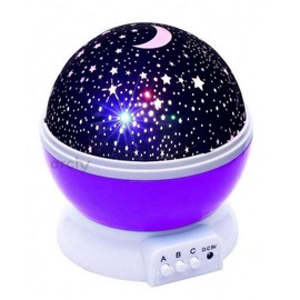 Archy Proyector de Galaxias y Estrellas Giratorias de Colores Luz de Noche Lampara Infantil para niños bebe 3 Modos luz LED Rotacion de 360 grados lig