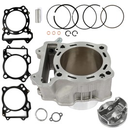 SCITOO Cylinder Piston Gasket Kit for SUZUKI LTZ 400 2003-2013 for Suzuki DR-Z400 2000-2015 for Kawasaki KFX400 2003-2006 Engine Cylinder Head Piston Assembly Set 11191-13E00, 1241-29F00