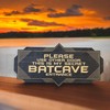 Sign - BLACK - Secret Batcave Entrance 4X8 Inches