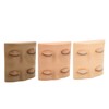 3Pcs Eyelash Practice Mannequin Head Double Layer Lash Mannequin Head