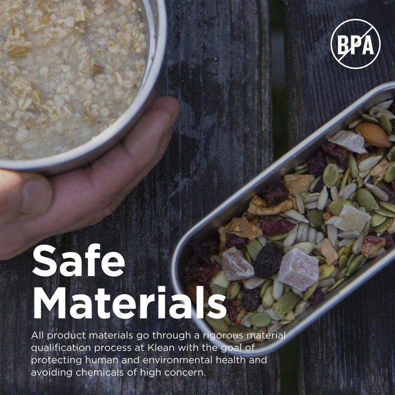 Klean Kanteen Rise Snack Box 1010619 Stainless Steel Leak-Proof Lunch