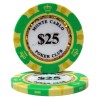 New Bulk Lot of 200 Monte Carlo Poker Chips -