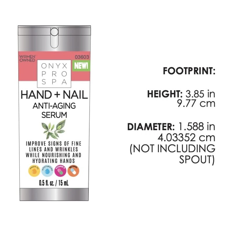 Onyx Professional SPA hand and nail Anti-Aging Lifting Serum .5