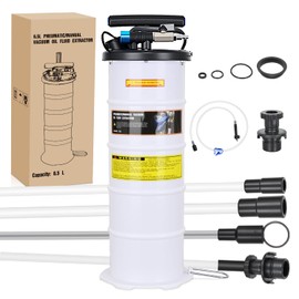GOOACC Oil Extractor Pump 6.5L Pneumatic Manual Fluid Extractor Pump for Oil Change Tool Kit with Dipstick and Suction Hose Oil Vacuum Pump Extractor for Automotive Boats Motorcycles Fluids Transfer