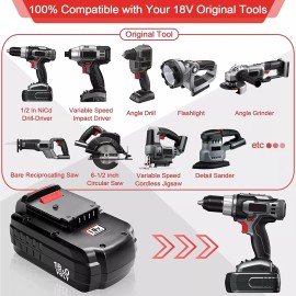 For Porter Cable 18v 18 volt PC18B NiCad slide style battery pack PCMVC PCXMVC
