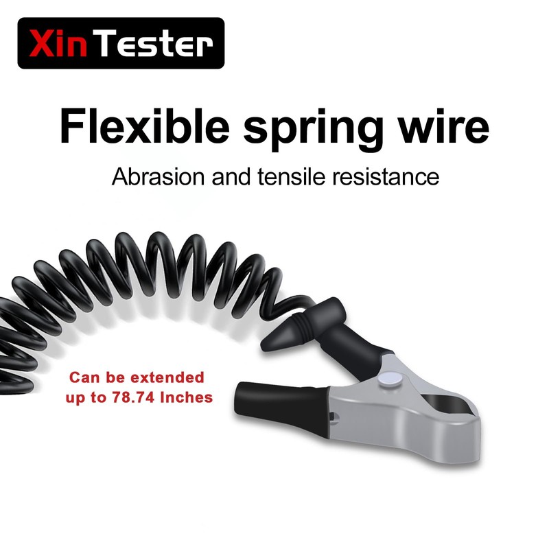 Xin Tester Automotriz Luz de Prueba, 0.8-100V DC Probador de