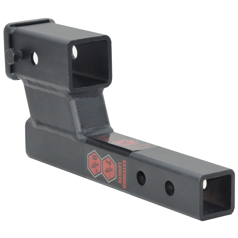 TOPTOW Trailer Receiver Hitch Extender Adapter 4" Drop/Riser, 8" and