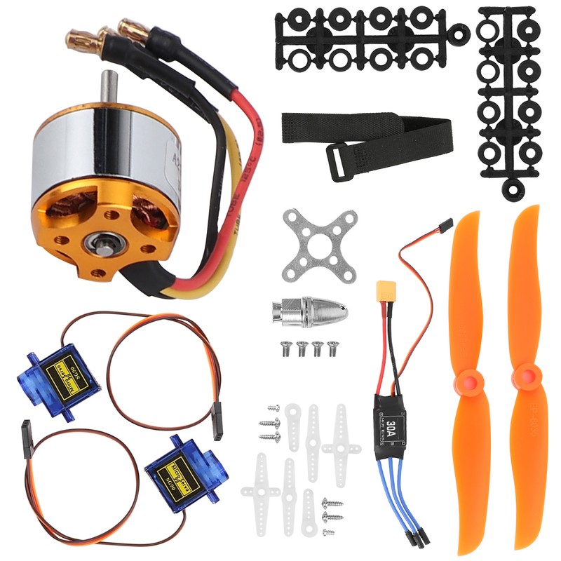 2212 1400KV Motor 8060 Propeller 9G Servo 30A XT60 ESC