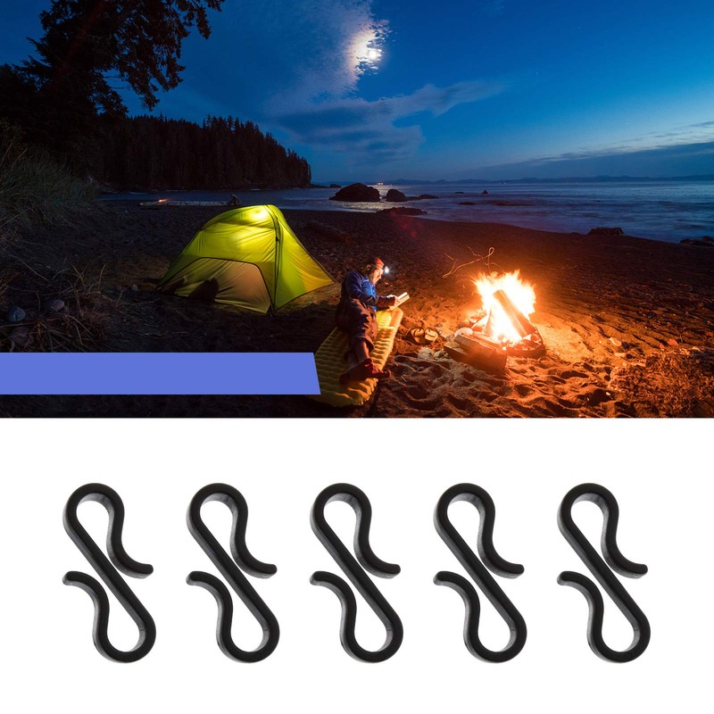 SING F LTD 120PCS Hangings Gutter Hooks Outdoor S Shape