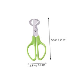GRIRIW Cooking Scissors for Kitchen Quail Egg Shears 3-piece Set Stainless Steel Easy Openers