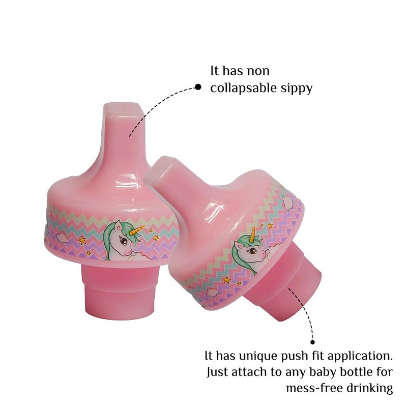 Refresh-a-Baby Universal Bottle Top Spout Adapter – 2 Pc Pack,