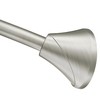 Moen Curved Adjustable Spring Tension No Drill Shower Curtain Rod