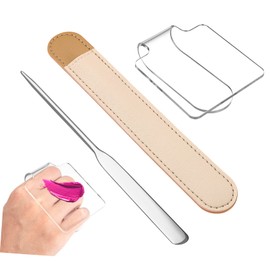 Vaguelly Handheld Makeup Palette with Spatula and Storage Bag for Women and Makeup Artists for Mixing Foundations and Creams Durable and Reusable Design