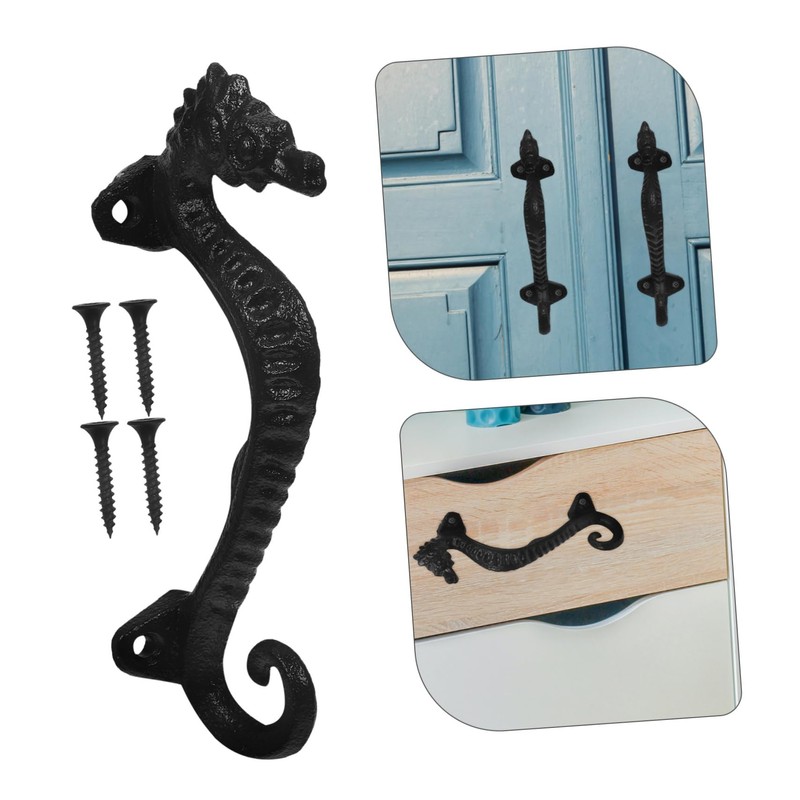 Mipcase Cabinet Handle Elegant Cast Drawer Pull for Furniture Durable