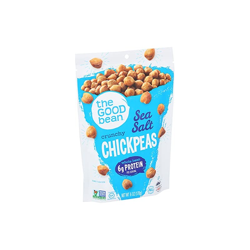 The Good Bean Chickpea Snack-Sea Salt-6 oz