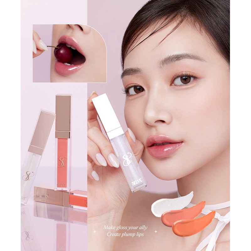 SELVE Glossy Lip Oil (03 Salmon Orange, 7 g)