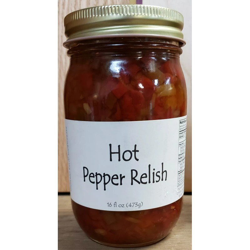 Amish Home-made Relish - Hot Pepper