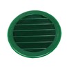 3" Round Green or Tan Plastic Louver Soffit Air Vent