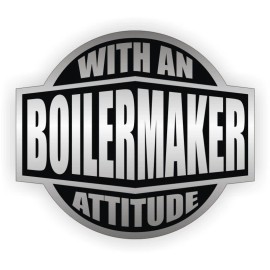Unbranded 3pcs Boilermaker With An Attitude Hard Hat Decals Helmet Stickers Sarcastic