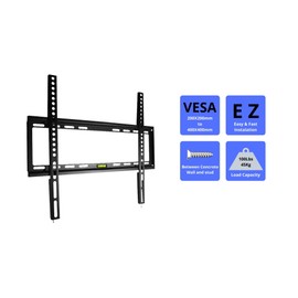 SEVNLUX Fixed TV Wall Mount for 13 inch to 70 inch, Weight up to 132 lbs, Low Profile Tv Mount, 13'', 24'', 32'', 42'', 50'', 55'', 60'', 65'', 70'' (26'' to 55'')