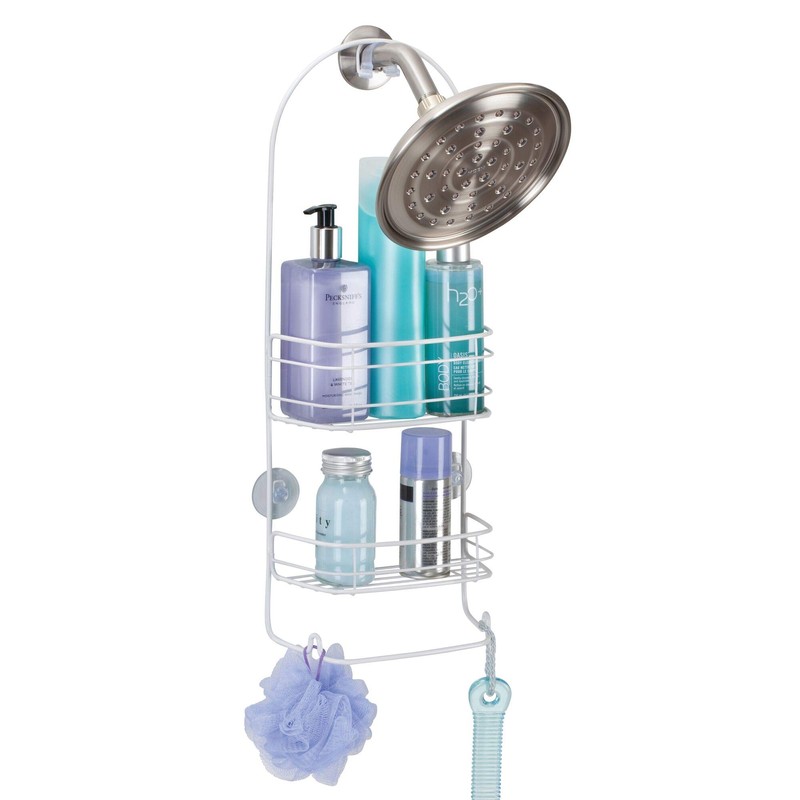 InterDesign 58652 Rondo Bathroom Shower Caddy for Shampoo, Conditioner, Soap