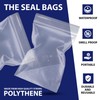 100 Grip Seal Bags 5.5" x 5.5" | Reusable Strong