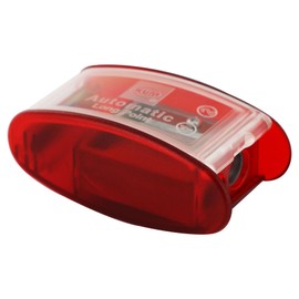 KUM AZ105.30.19-R Automatic AS2 Long Cone Sharpener in Container 2 Spare Blades 1 Piece Red