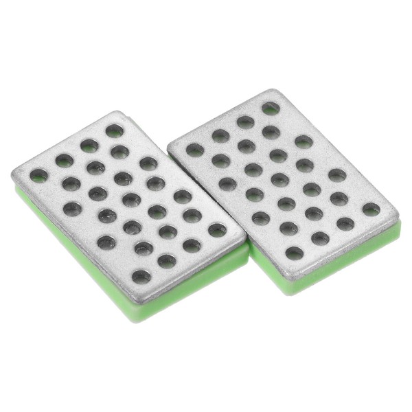 PATIKIL 1.2"x0.8" 1000 Grit Extra-Fine Ski Snowboard Diamond Stone, 2