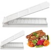 THJOPOKEEL 2 Pcs Plastic Kebab Maker Machine Press, Manual Kabob