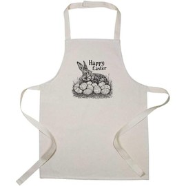 Azeeda 'Happy Easter with Rabbit and Eggs' Kid’s Cooking Apron (AP00066553)