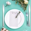 Gisafai 150 Pcs Stainless Steel Dinner Knives 8.3 Inches Spreader