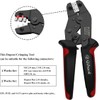 Qibaok Crimping Tool Kit Ratcheting Crimper with 1550PCS 2.54mm Dupont