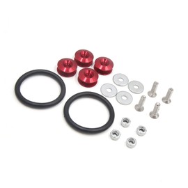 ACROPIX Quick Release Car Bumper Trunk Fender Hatch Lid Fastener Kit Universal Red 8pcs