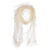 BSB AN Fashion Leafy Lace Scarf Womens With Tassels (66