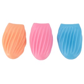 3pcs Elastic Sleeves Leak Proofing Sleeves Reusable Portable Stretchable Soft Silicone Toiletry Bottle Cover for Travel