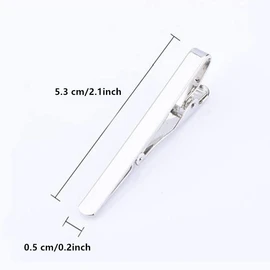 Yunhaobaoh: 1 Piece Stylish Tie Clip, Classic Simple Style, Men's Business Tie Pin, Suit Shirt, Tie Clip Buckle, Wedding Accessory, gold