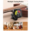 New Bee Guitar Tuner Clip-On Rechargeable with Color Screen 360°